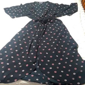 Studio B by Bobeau Black Wrap Dress SIZE:XL